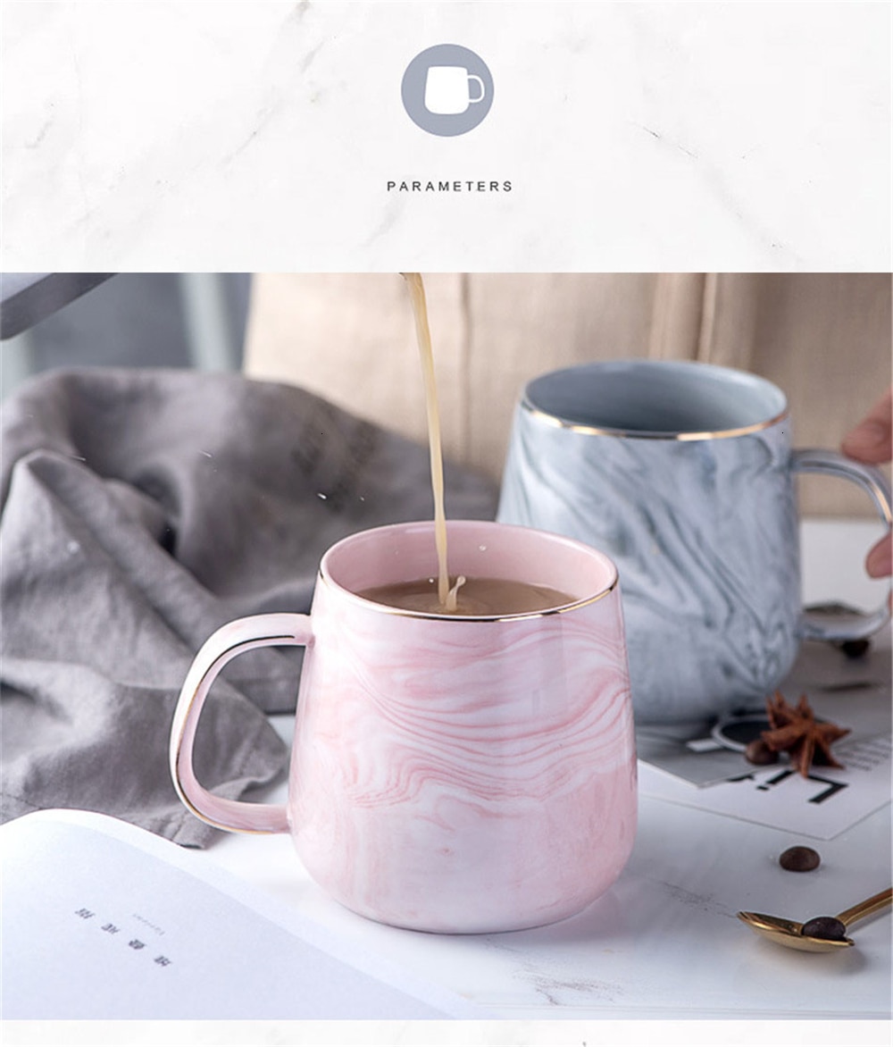 Marble Pattern Coffee Mug