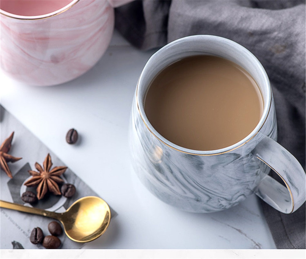 Marble Pattern Coffee Mug