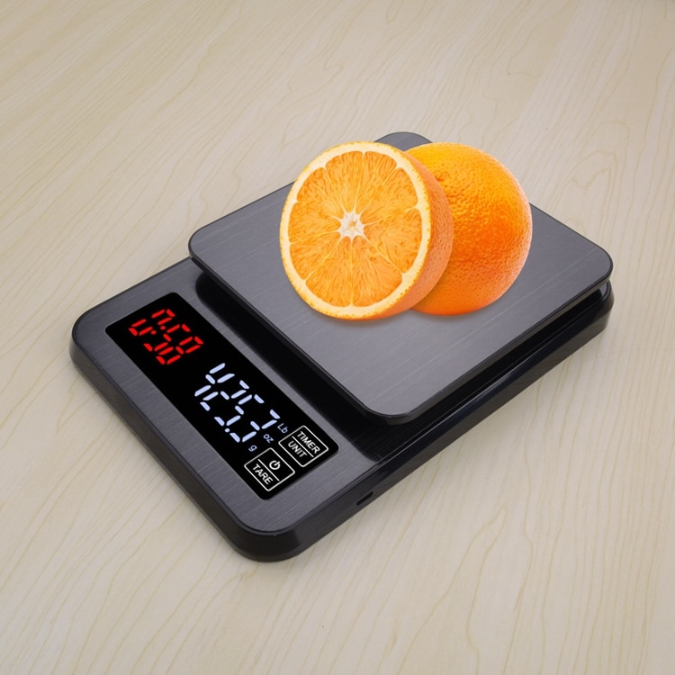 LCD Digital Electronic Drip Coffee Scale with Timer