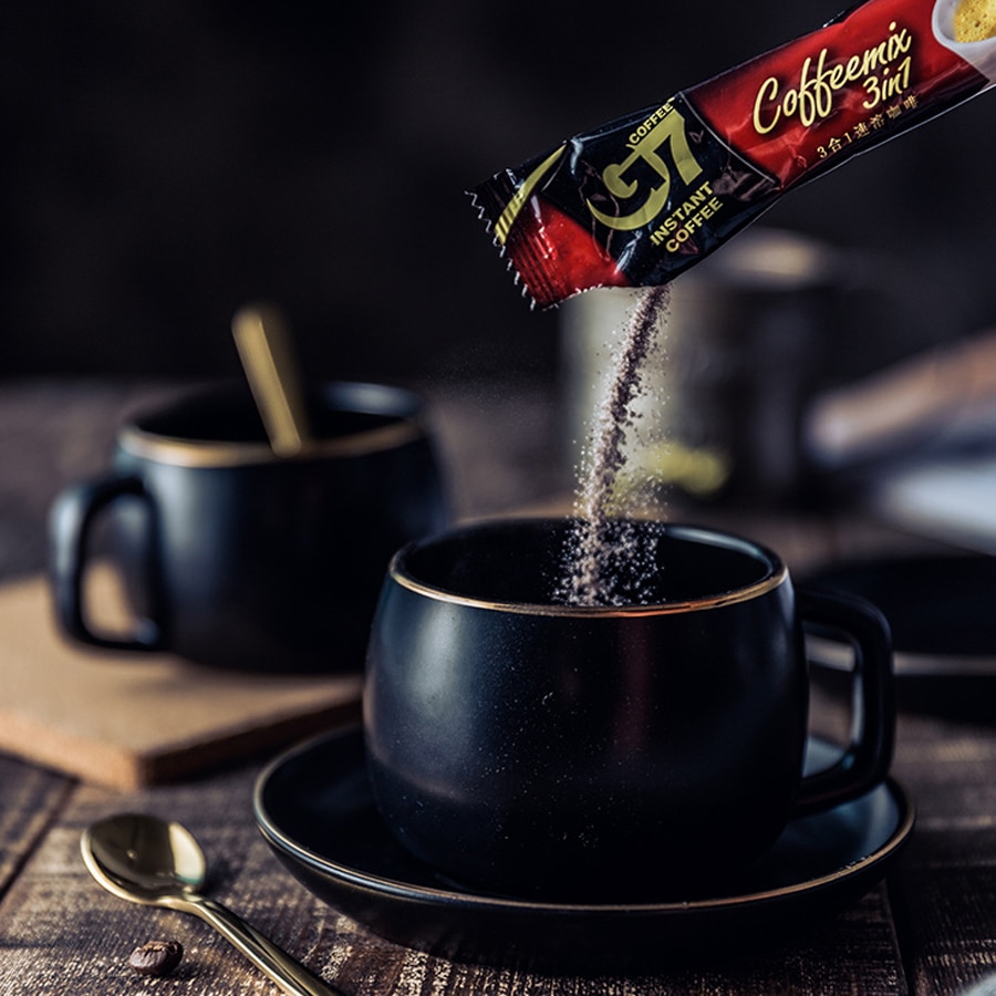 Coffee Cup and Saucer in Black