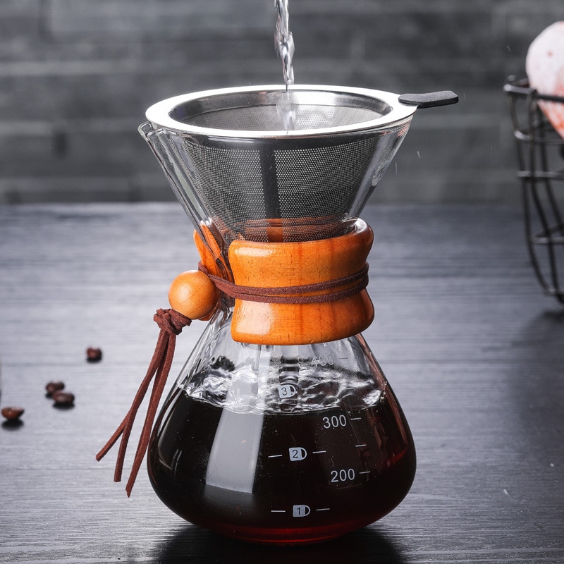 High Resistant Glass Coffee Maker