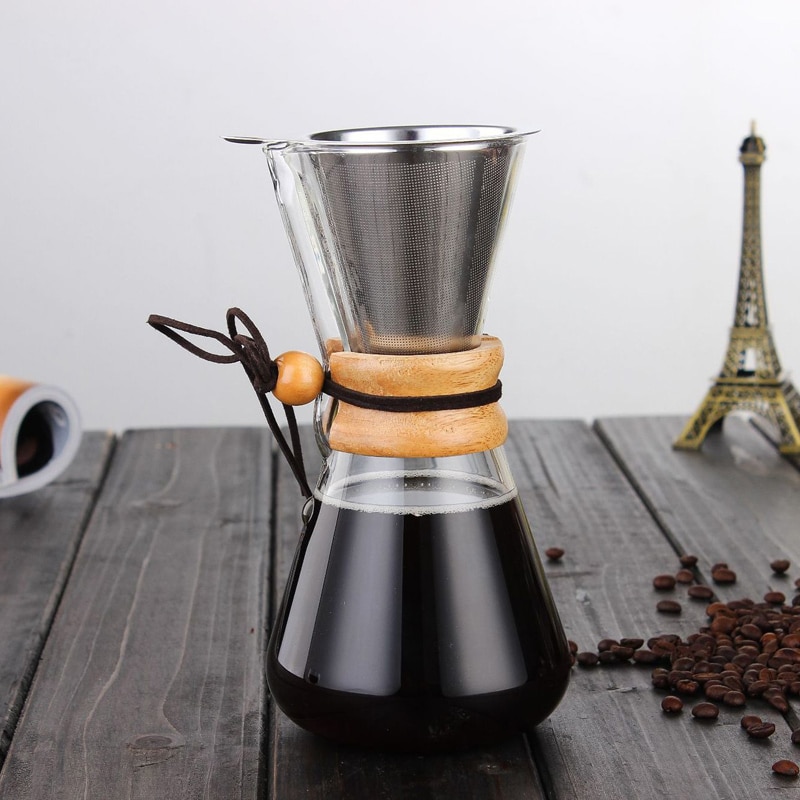 High Resistant Glass Coffee Maker