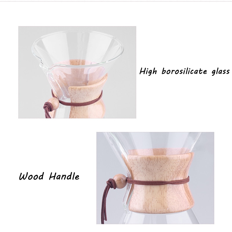 High Resistant Glass Coffee Maker