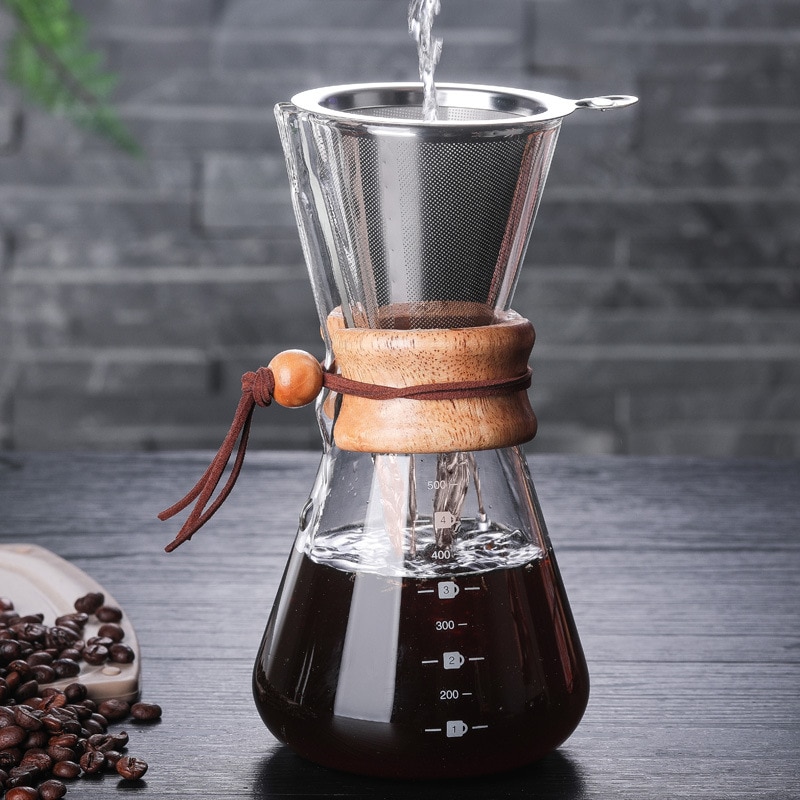 High Resistant Glass Coffee Maker