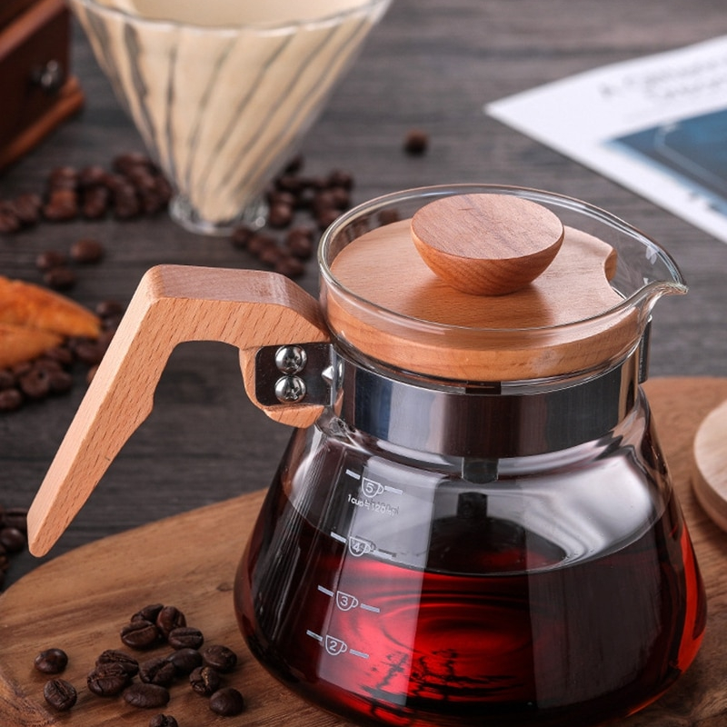 Heatproof Coffee Dripper Glass Pot