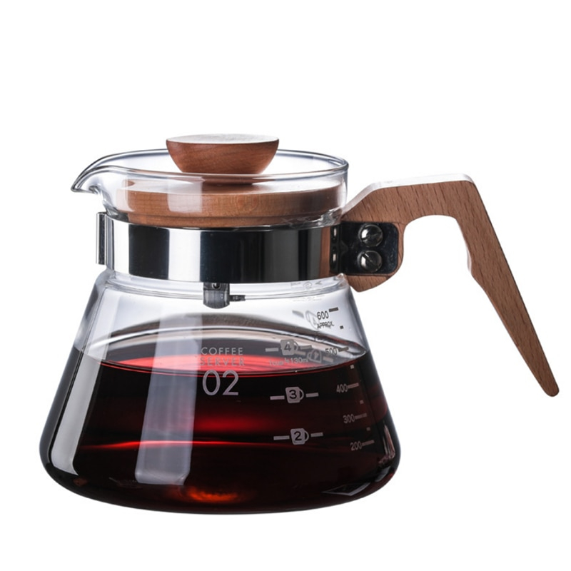 Heatproof Coffee Dripper Glass Pot